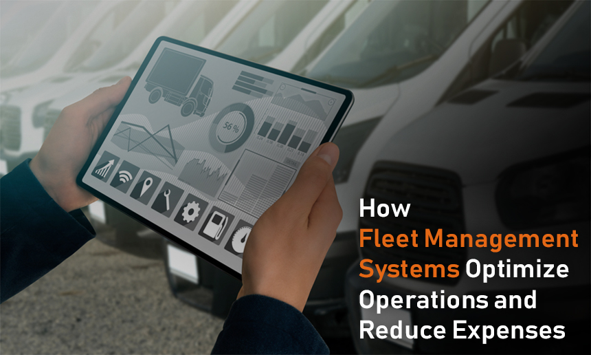 Tablet displays fleet management, optimizing operations for Dubai businesses